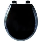 Abattant tradition double - noir, noir