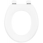 Abattant tradition simple - blanc, blanc