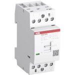 Abb - contacteur d'installation en25 - 40n - 06, 4na, 230ac / dc, montage din, avec interrupteur pour ...