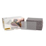Abranet bande abrasive en filet 70x125 mm autoagrippant - grain p100 - 50 pces - pour poncer le bois, ...