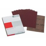 Abrasifs toile tr�s souple corindon kk114f - petit format - grain 80 vsm