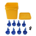 Abreuvoir automatique pour poulet avec baril portatif de 12 l, quipement pour boire de la volaille, ...