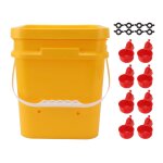 Abreuvoir automatique pour poulet avec baril portatif de 12 l, quipement pour boire de la volaille, ...