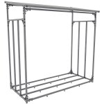 Abri pour bois de chauffage ruston en aluminium s