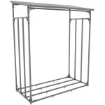Abri pour bois de chauffage ruston en aluminium m