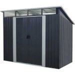 Abri de jardin acier 4. 59 m2. avec kit d'ancrage inclus Abri de jardin acier 4. 59 m2. avec kit d'ancrage inclus