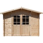 Abri de jardin bois 9. 4 m  lys  - 320 x 298 x 225 cm - 28 mm