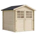 Abri de jardin en bois  beaumont  - 4. 48 m - 223 x 201 cm - 28 mm