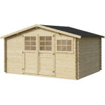 Abri de jardin en bois  clairval  - 416 x 301 x 218 cm - 12. 53 m - 28 mm