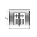 Abri de jardin bois pin du nord autoclavé riom Abri de jardin bois pin du nord autoclavé riom