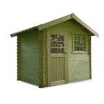 Abri jardin bois  saran  - 5. 9 m - 2. 98 x 1. 98 x 2. 39 m - 28 mm