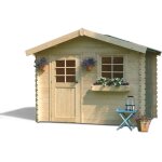 Abri jardin bois  sologne  - 8. 88 m - 2. 98 x 2. 98 x 2. 39 m - 28 mm
