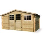 Abri jardin bois traditionnel - 6. 15 m2 - 2. 48 x 2. 48 x 2. 08 m - 19 mm Abri jardin bois traditionnel - 6. 15 m2 - 2. 48 x 2. 48 x 2. 08 m - 19 mm