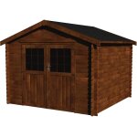 Abri de jardin bois trait valodeal 7. 42m