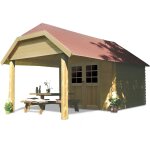 Abri jardin  cork  - 8. 88 m - 2. 98 x 2. 65 x 3. 09 m - 28 mm