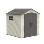 Abri de jardin lifetime landmark en résine coloris beige et marron ep. 23 mm surface extérieure 4 54 ... Abri de jardin lifetime landmark en résine coloris beige et marron ep. 23 mm surface extérieure 4 54 ...