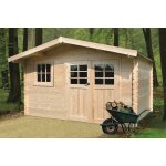 Abri de jardin linz bois de sapin 390x390cm