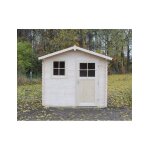 Abri de jardin marguerite en bois epica 290x240 cm h. 243 cm - - - rouge