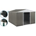 Abri jardin m�tal  dallas  - 12, 99 m avec goutti�re - taupe