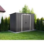 Abri de jardin - m�tal - duramax - 3, 25 m - 0, 33 mm - anthracite - duecopent84pr