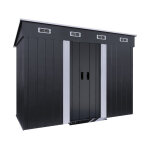 Abri de jardin m�tal monopente  denver  - 3, 28 m - gris