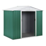 Abri de jardin mtal  rosas  2, 71 m avec abri bche