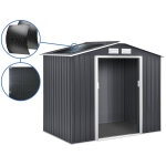 Abri de jardin m�tal -  vegas  - 4. 07 m avec panneaux solaires