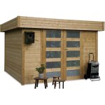 Abri jardin  odense  - 7. 64 m - 3. 02 x 3. 02 x 2. 19 m - 28 mm