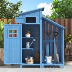 Abri de jardin abri a outils abri a outils, lxlxh : 124x46 cm, lxlxh : 124x46x174 cm, egalement pour ...
