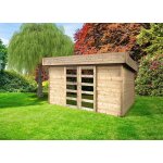 Abri de jardin stockholm - pin 28mm - 284x360cm