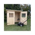 Abri de jardin zimowit 200x120x h. 194, 5 cm - - - naturel clair