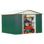 Abri m�tal 108geyz - s. h. t. 7, 18 m - h. 202cm - vert