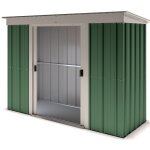 Abri métal 84gpz - s. h. t. 2, 84 m - h. 174cm - vert Abri métal 84gpz - s. h. t. 2, 84 m - h. 174cm - vert