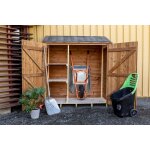 Abri mural multiusages en bois massif trait� - s. u. 1, 05 m - panneaux 19 mm