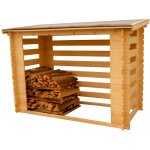 Abri range - bches avec structure madriers 4 stres