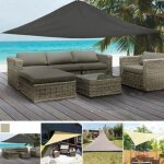 Abris de soleil imperméable triangle de protection parasol auvent extérieur jardin patio piscine ombrelle ... Abris de soleil imperméable triangle de protection parasol auvent extérieur jardin patio piscine ombrelle ...
