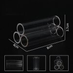 Abri transparent pour aquarium 3 / 6, tube tubulaire, grotte a crevettes, d�coration en acrylique