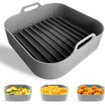 Accessoire friteuse a air sans huile - plateau airfryer - moule en silicone de rechange pour four, micro ... Accessoire friteuse a air sans huile - plateau airfryer - moule en silicone de rechange pour four, micro ...