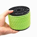 Accessoires pour tente de camping de 50m, corde coupe - vent rflchissante, auvent de plage, clou au ...
