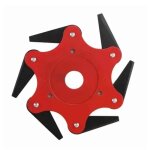 Accessoires de tonte lame de dbroussailleuse tte de dbroussailleuse  6 lames, diamtre intrieur ...