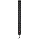 Activejet combo multiprise 12 prises 1, 5m noir