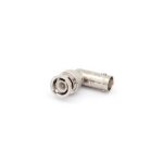 Adaptateur bnc male coude vers bnc femelle