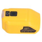 Adaptateur de chargeur de batterie, convertisseur, lampe de travail led pour chargement usb 14v - 22v, ... Adaptateur de chargeur de batterie, convertisseur, lampe de travail led pour chargement usb 14v - 22v, ...