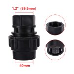 Adaptateur de connecteur de tuyau pe, conversion filetage femelle, accessoires d'irrigation d'arrosage, ...