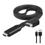 Adaptateur convertisseur audio video compatible ps2 vers ps 1 / 2 pour cable hdtv pc full hd