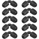 Adaptateur coude irrigation universel, 16mm raccords tuyau arrosage avec joints, kit de connexion pour ...