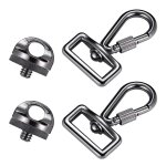 Adaptateur de crochet de connexion metallique a vis 1 / 4  pour appareil photo reflex numerique, bandouliere, ...