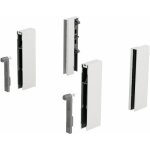 Adaptateurs designside pour tiroir arcitech - h124 mm - blanc hettich