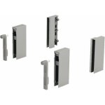 Adaptateurs designside pour tiroir arcitech - h92 mm - argent hettich