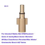 Adaptateur de lance en mousse de neige pour nettoyeur haute pression, connecteur de pistolet pour ar ... Adaptateur de lance en mousse de neige pour nettoyeur haute pression, connecteur de pistolet pour ar ...